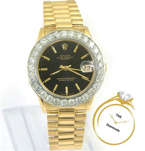 rolex datejust 31mm diamond bezel.